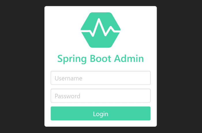 Admin Server login